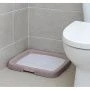 Лоток для собак под пеленку 45*34см пластик смоки (5)
