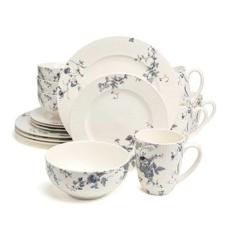 Столовый набор 16пр на 4 персоны фарфор Blue Garden (1)