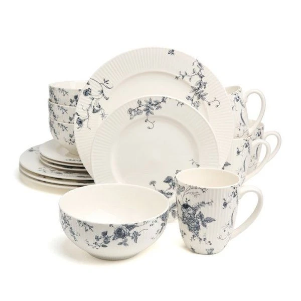 Столовый набор 16пр на 4 персоны фарфор Blue Garden (1)