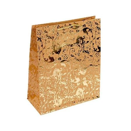 Пакет крафт 26*32*12см вертикальный Флора (12/180)