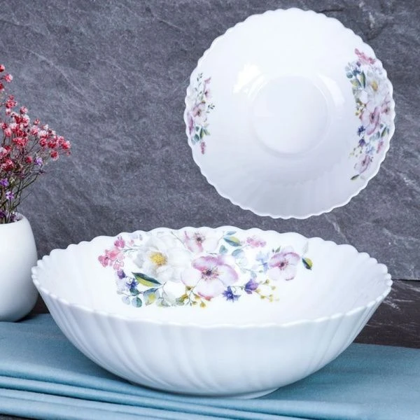 Тарелка глубокая 650мл 175мм стеклокерамика ШИПОВНИК суповая TW-70XN (7158) (48)