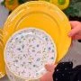 Столовый набор 48пр на 6 персон фарфор желтый (1)