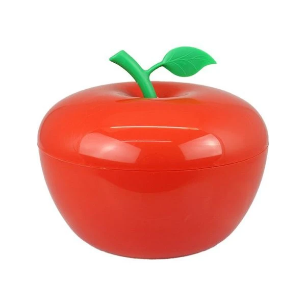 Ваза ЯБЛОКО d216мм пластик красная (44)