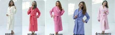 яяяХалат женский махровый TRIGA L(L/XL), бамбук