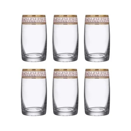 Стаканы набор 6шт 250мл стекло ИДЕАЛ/ПАВАУ 43081К (8) 32990 ВЫВОД