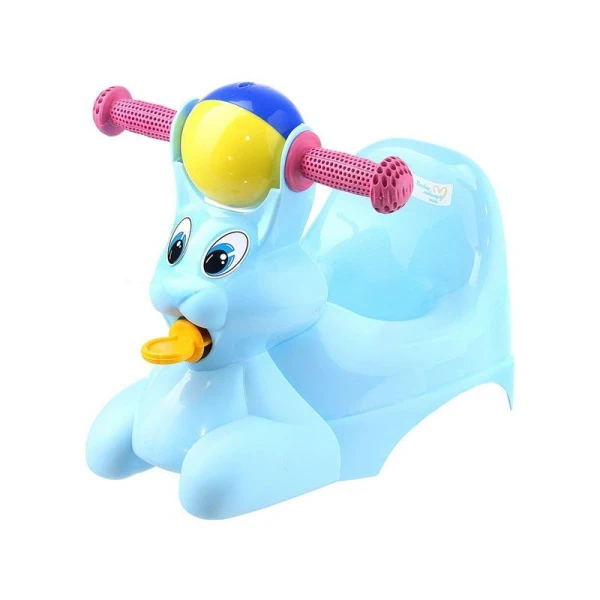 Горшок детский игрушка Зайчик 420*290*310мм пластик Lapsi светло-голубой (5) 221500414/02