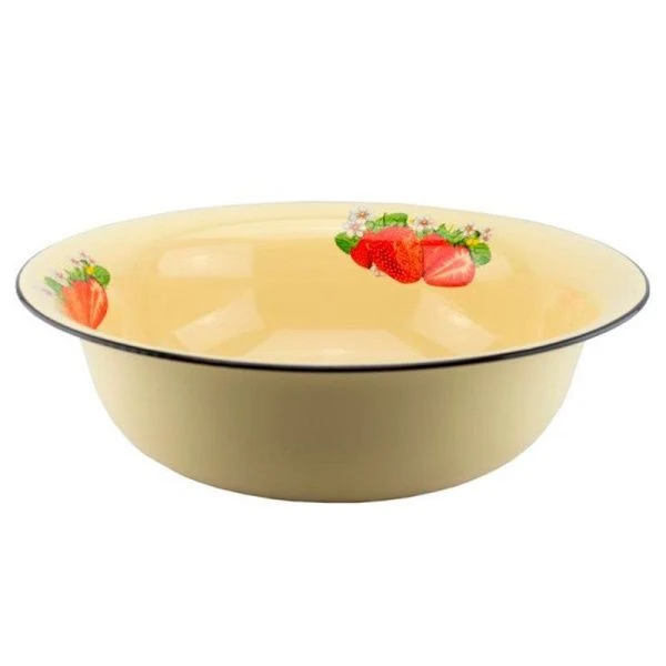 Таз 20л эмаль ванильный 21-3028/4 (3)