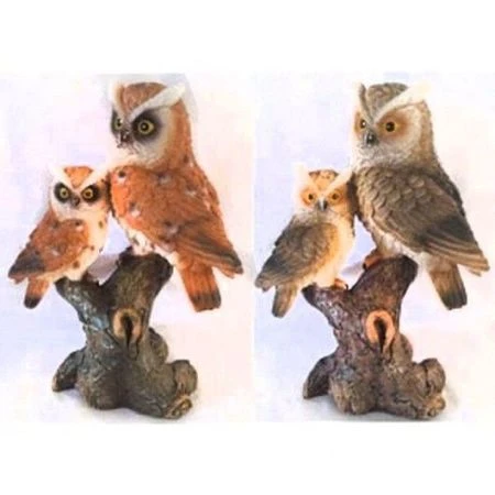 яяяФигурка Сова на ветке 13.5*8.5*19 см, QMM6042-7.5 'HOL20160 (1-24)