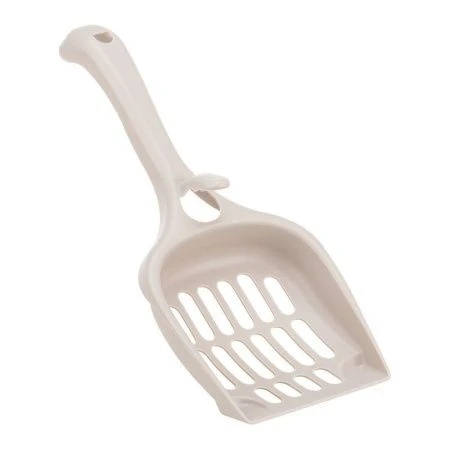 Лоток для кошек 41*29*14см пластик ПЕРВЫЙ капучино (9)