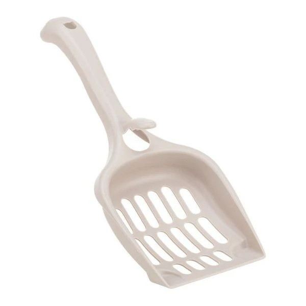 Лоток для кошек 41*29*14см пластик ПЕРВЫЙ капучино (9)