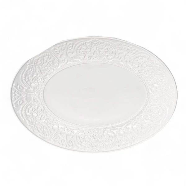 Блюда набор 2шт 30*22см фарфор АЖУР КЛАССИК овальные (12)
