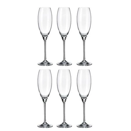 Бокалы для шампанского набор 6шт 290мл стекло СЕСИЛИЯ/КАДЮЛИЗ 91L/1SF06/00000/290-661