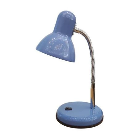 Лампа настольная металл/пластик UT-703В синяя 220В 40Вт Е27, шнур 1,5м (40)