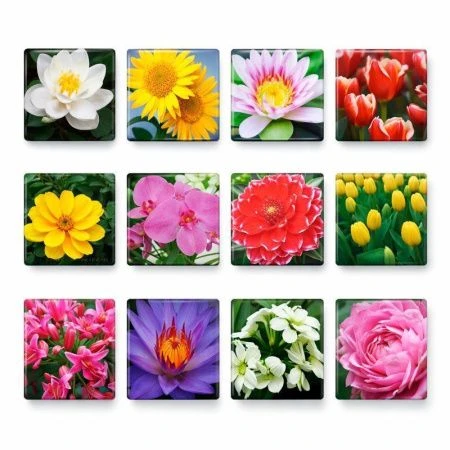 Магнит 7,5см х 7,5см керам. L1129 K/М-12 (12/288)