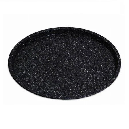 Форма для пиццы 29*2см угл.сталь АП серый, черный мрамор, арт. 6016M (16)