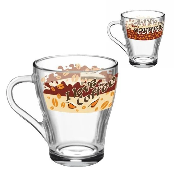 Кружка 250мл стекло Грация КОФЕЙНАЯ 1 (20) ВЫВОД