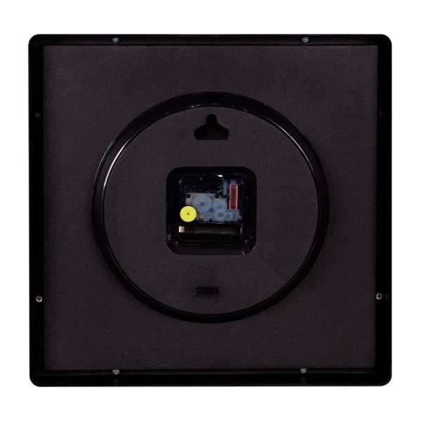 Часы настенные 30*30см пластик РУБИН Два дерева черный (10)