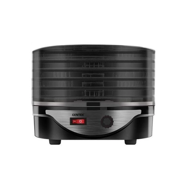 Сушилка для овощей электрическая пластик Centek CT-1658 черная 270Вт,4л, 5 секций, мех.управление(4)