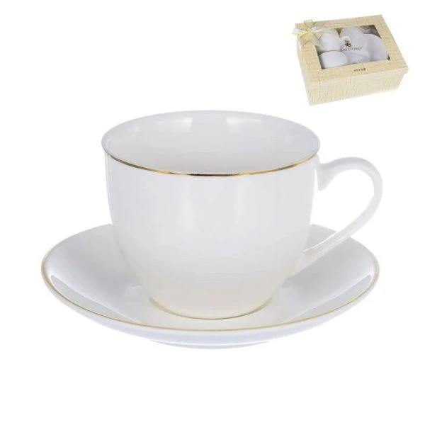 Чайный набор 4пр фарфор на 2 персоны 235мл 101-01020 (12)