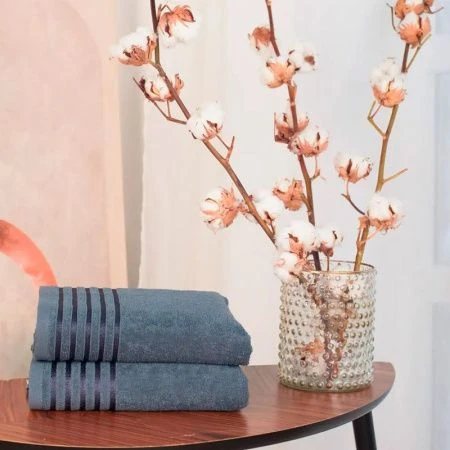 Полотенце махровое 50*80см Бриз темно-серый ВЫВОД