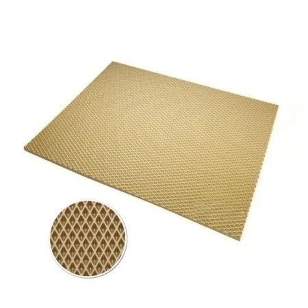 Коврик ячеистый 43*62см ЭВА РОМБЫ бежевый (10)