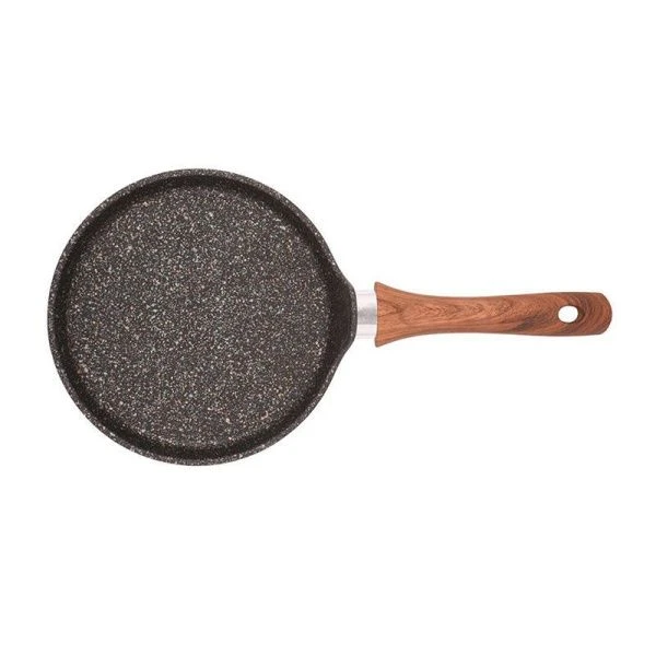 Сковорода блинная 22см алюминий АП ГРАНИТ ИНДУКЦИЯ M с несъемной ручкой soft touch R07S (6)