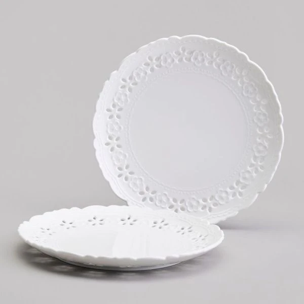 Тарелки мелкие набор 2шт 20*2см фарфор Style десертные (18)