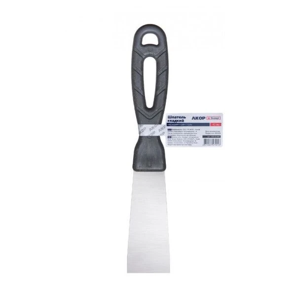 Шпатель гладкий Эксперт из нерж.стали 100мм (52)