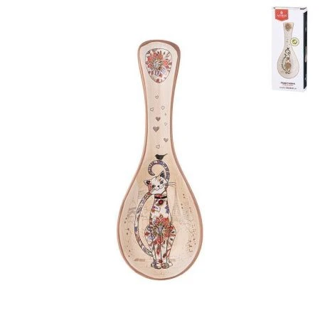 Подставка под ложку 25*9*3см керамика ПАРИЖСКИЕ КОТЫ (72)