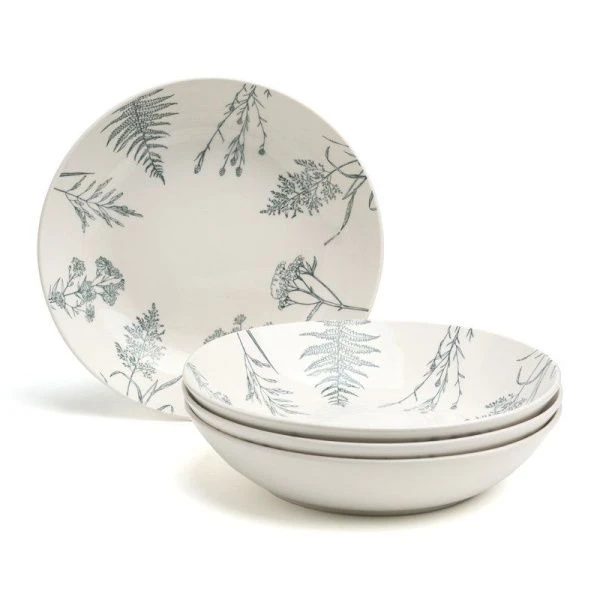 Салатники набор 4шт 20см фарфор Grasses (6)