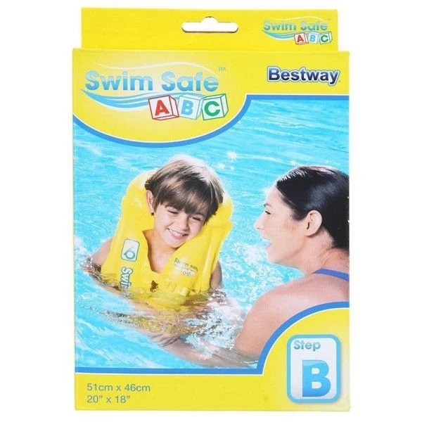 Жилет для плавания детский ПВХ Swim Safe 51*46см от 3-6 лет 32034 (24)