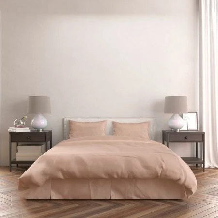 КПБ 2сп фланель Реверанс (пр.220*250, под.175*210, нав.70*70см*2) рис. Фраппе (светло-коричневый)