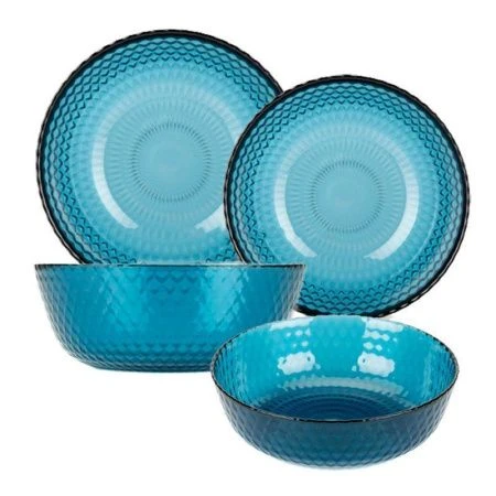 Столовый набор 19пр стекло ИДИЛЛИЯ ЛОНДОН ТОПАЗ (1)