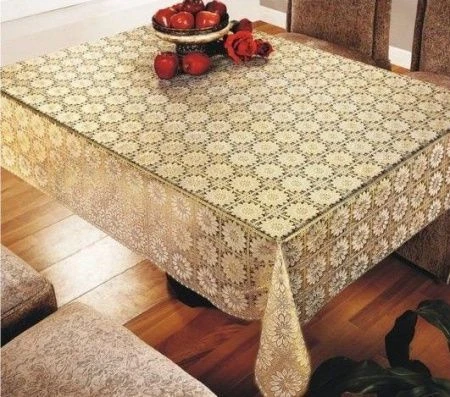 Клеенка ОРХИДЕЯ золото/серебро ширина 1,4м (цена указана за погонный сантиметр)