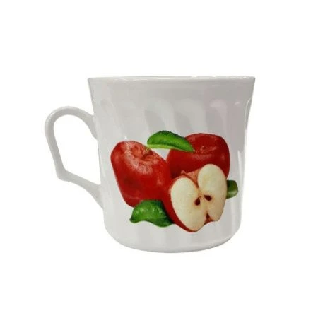 Кружка 250мл фарфор Яблоки (12/48) Кружка 250мл фарфор Яблоки (12/48)