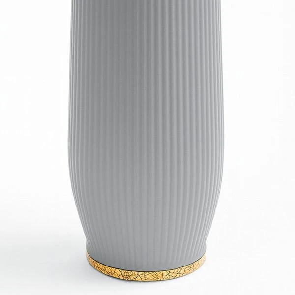 Ваза для сухоцветов 60см керамика серая JC-16001 (8)
