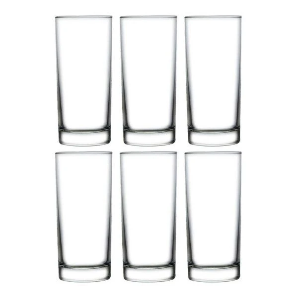 Стаканы набор 6шт 380мл стекло САЙД высокие  (8)