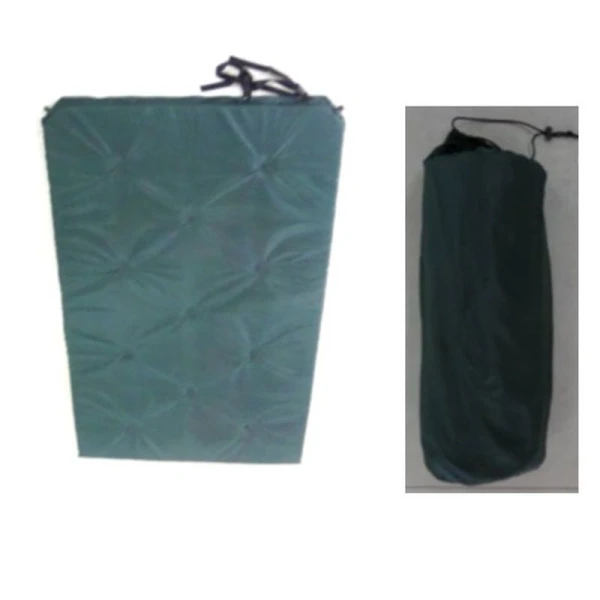 Коврик туристический самонадувающийся ПВХ 110*180*3см зеленый/синий JC-12086 (6)