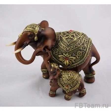 яяяФигурка Слон со слоненком 21,3*11,7*15,5см, PW150168-12-1'EPW32045 (8)