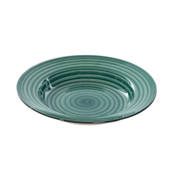 Тарелка глубокая 360мл 23см керамика Аэрография БРИЗ МОНИКА (6/48)