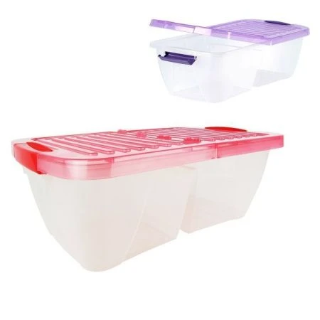 Контейнер пищевой 12л 45*30*17см пластик двухсекционный (15)