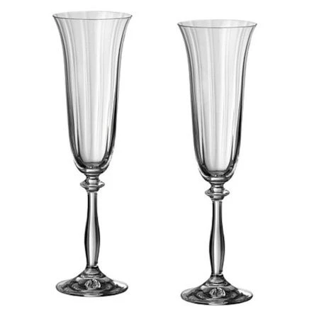 Бокалы для шампанского набор 2шт 190мл стекло АНЖЕЛА 40600/Opt/190 (8)