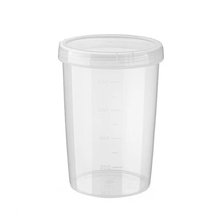 Контейнер пищевой 1л 10,7*15см пластик ВИНТАЖ ТВИСТ с завинчивающейся крышкой (33)