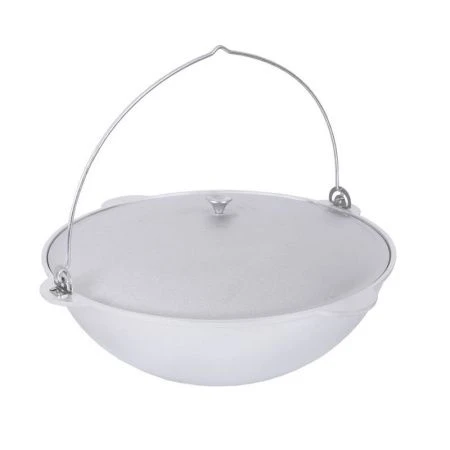 Котел походный 15л алюминий с крышкой (2)