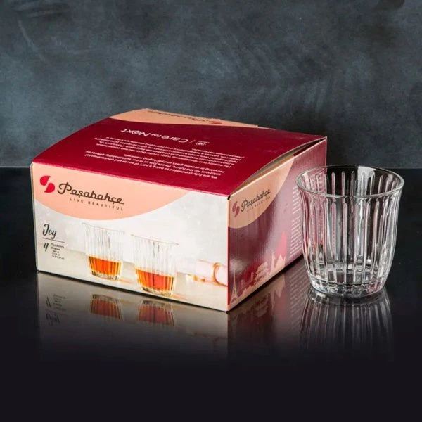 Стаканы набор 4шт 360мл стекло JOY (6)
