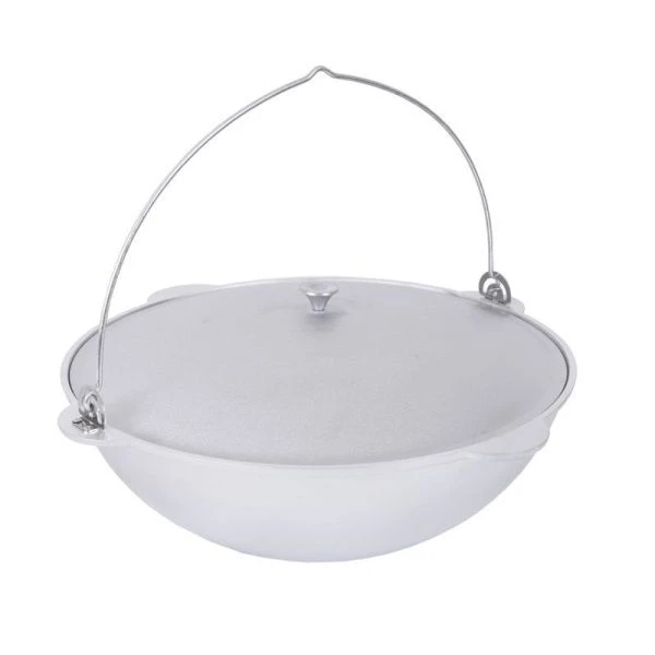 Котел походный 15л алюминий с крышкой (2)