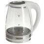 Чайник электрический 1,8л стекло 1500Вт АКСИНЬЯ КС-1021 белый (12)