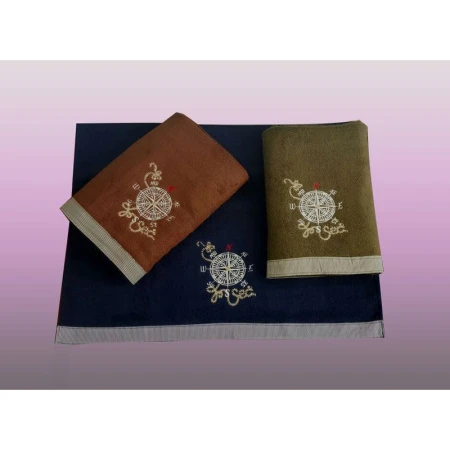 яяяПолотенце 45*90 махровое Компас N14-241 (12)