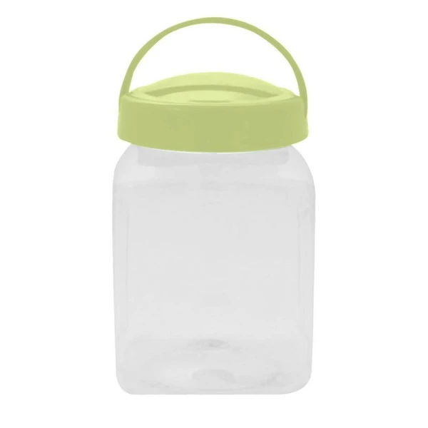 Банка 3л ПЭТ Verona квадратная салатовый (10) 221107220/04