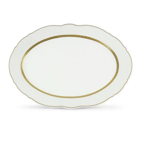 Тарелка мелкая 30см керамика ARABIA овальная